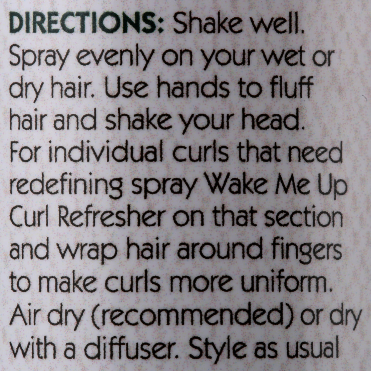 Alikay Naturals Wake Me Up Curl Refresher, 8 oz, Unisex