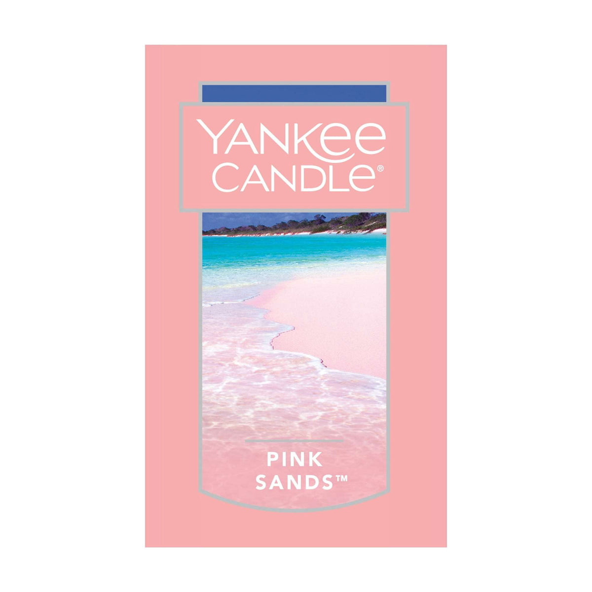 Yankee Candle Car Jar Ultimate Pink Sands Scent, Hanging Car Air Freshener, 1 Count