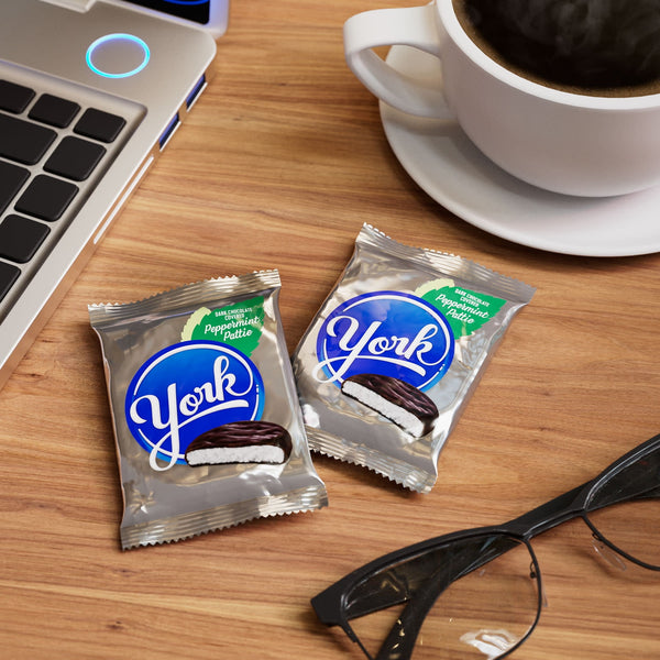York Dark Chocolate Peppermint Pattie Candy, Pack 1.4 oz