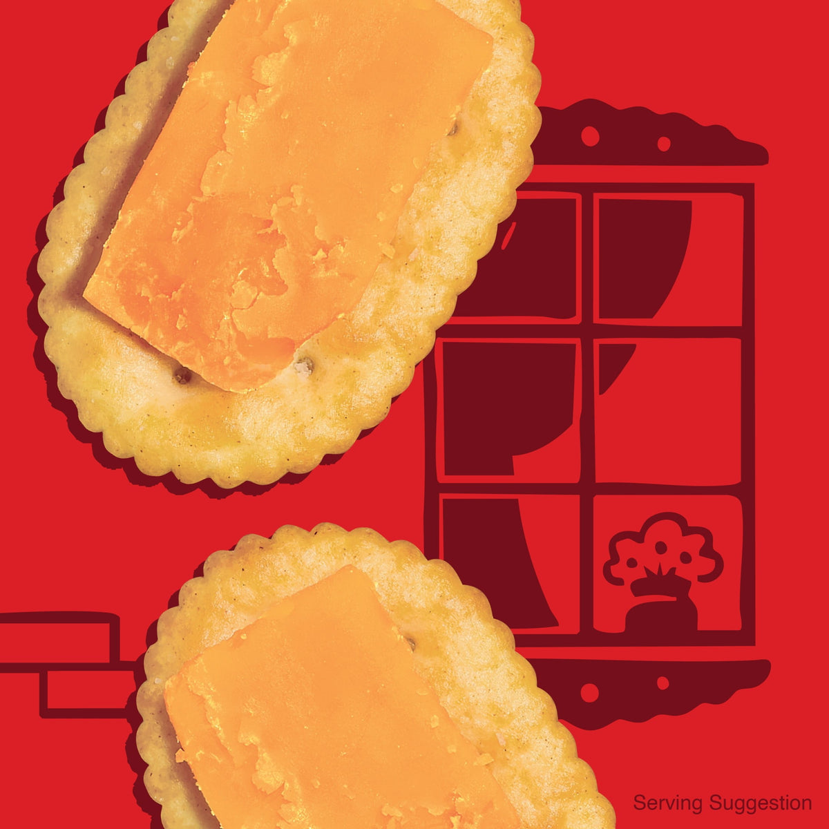 Town House Original Oven Baked Crackers, Salty Snacks, 20.7 oz