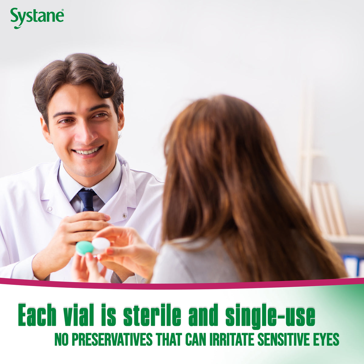 Systane Ultra Preservative Free Eye Lubricant Drops for Dry Eyes, 60 Count Vials
