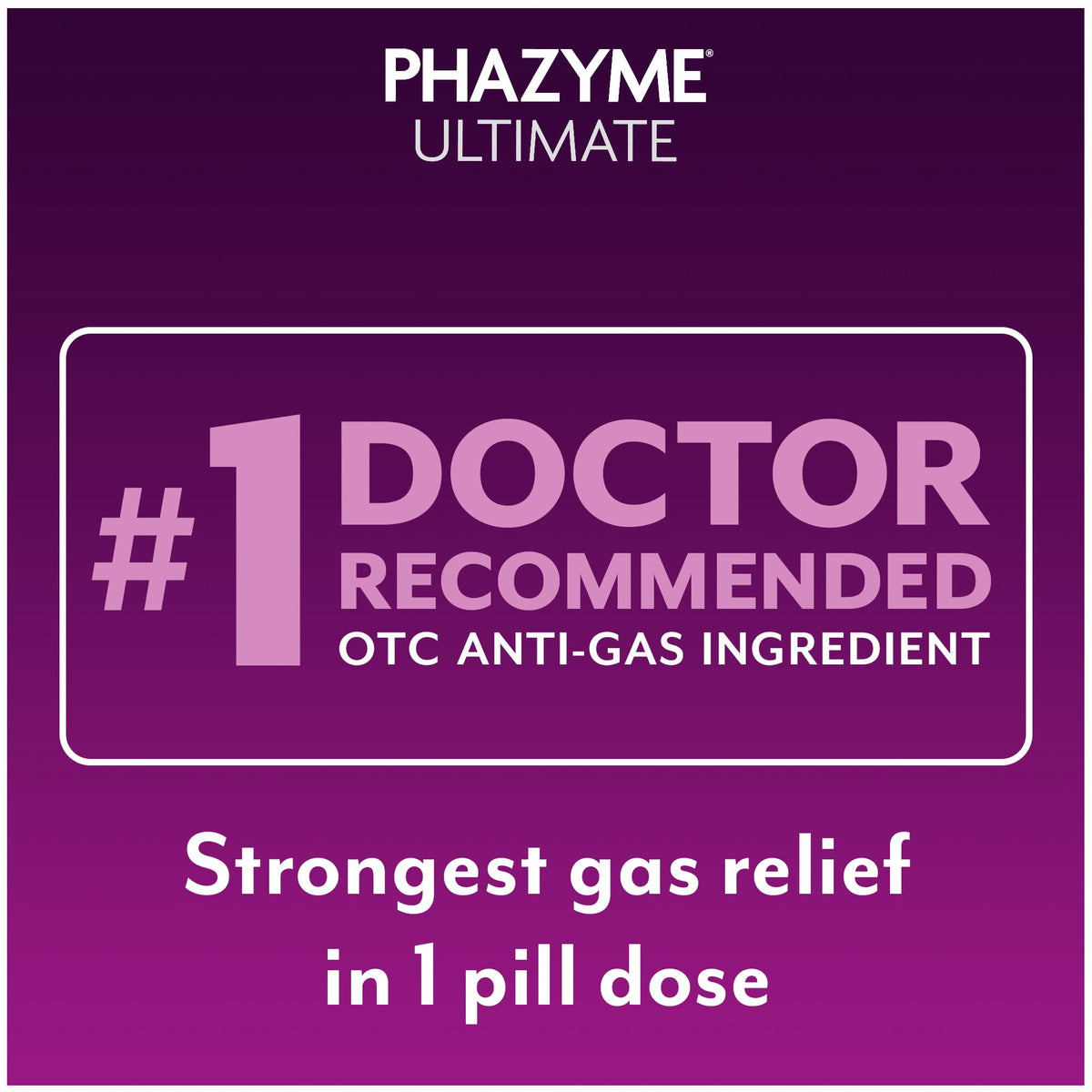 Phazyme Ultimate Gas & Bloating Relief, Gas Relief Works in Minutes, 20 Fast Softgels