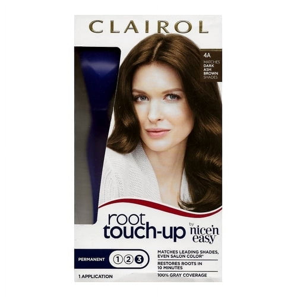 Clairol Root Touch-Up Nice'n Easy Permanent Hair Dye, 6 Light Brown, Hair Color, 1 Kt