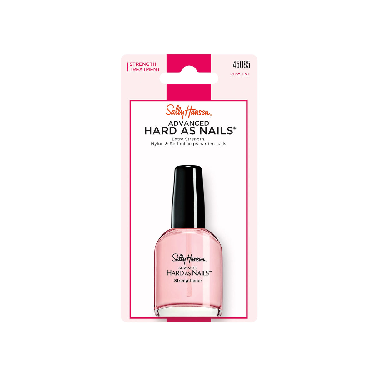 Sally Hansen Hard As Nails® Natural Tint, Nail Strengthener, 0.45 Fluid Ounces ,Nail Hardener, Nail Polish, Nail Strengthening Polish, Color Nail