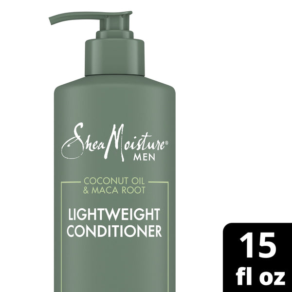 SheaMoisture Conditioner To Lightly Moisturize Hair Coconut Oil & Maca Root Lightweight, 15 fl oz
