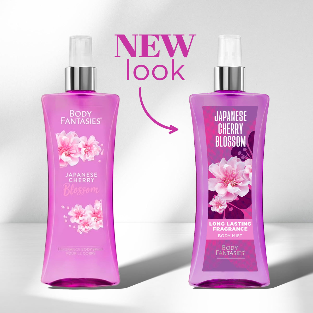 Body Fantasies Signature Fragrance Body Spray, Japanese Cherry Blossom, 8 fl oz