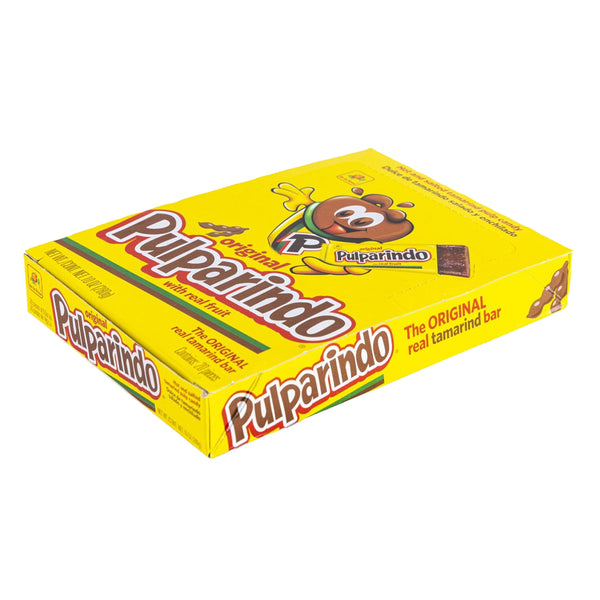 De La Rosa Pulparindo Tamarind Candy, Original Hot and Salted Mexican Candy, 20 Count