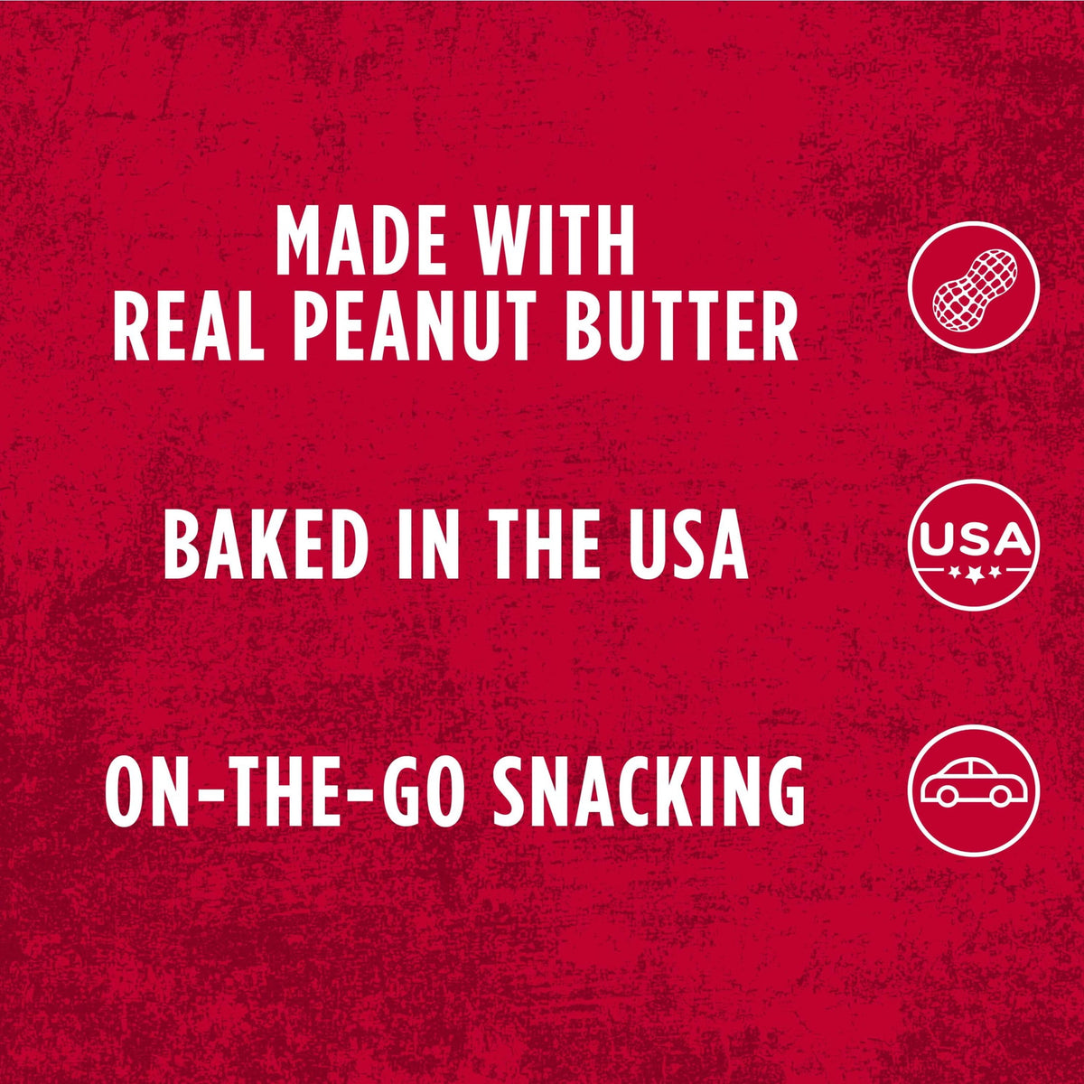 Austin Peanut Butter on Cheese Sandwich Crackers, Single Serve Snack Crackers, 8 Count