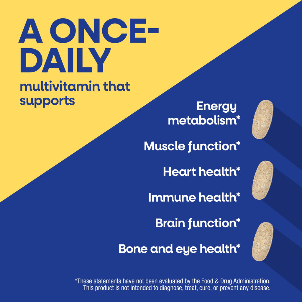 Nature's Way Alive! Men's Complete Multivitamin Tablets, B-Vitamins, 50 Count