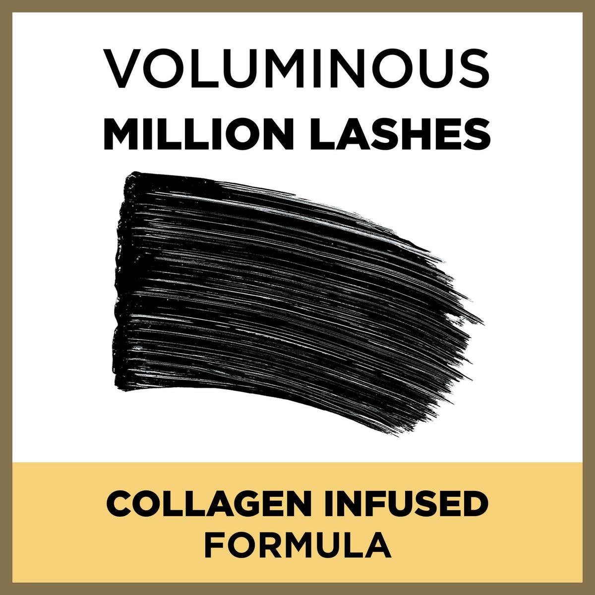 L'Oreal Paris Voluminous Million Lashes Mascara, Black Brown