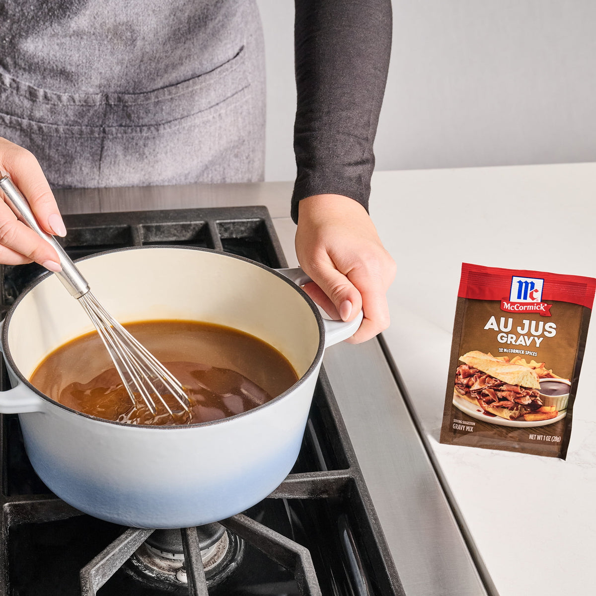 McCormick Au Jus Gravy Seasoning Mix, 1.0 oz Packet