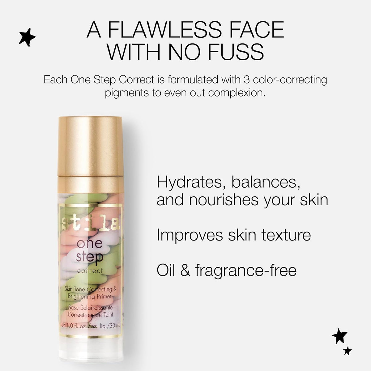 Stila One Step Color Corrector & Brightening Primer Facial Serum