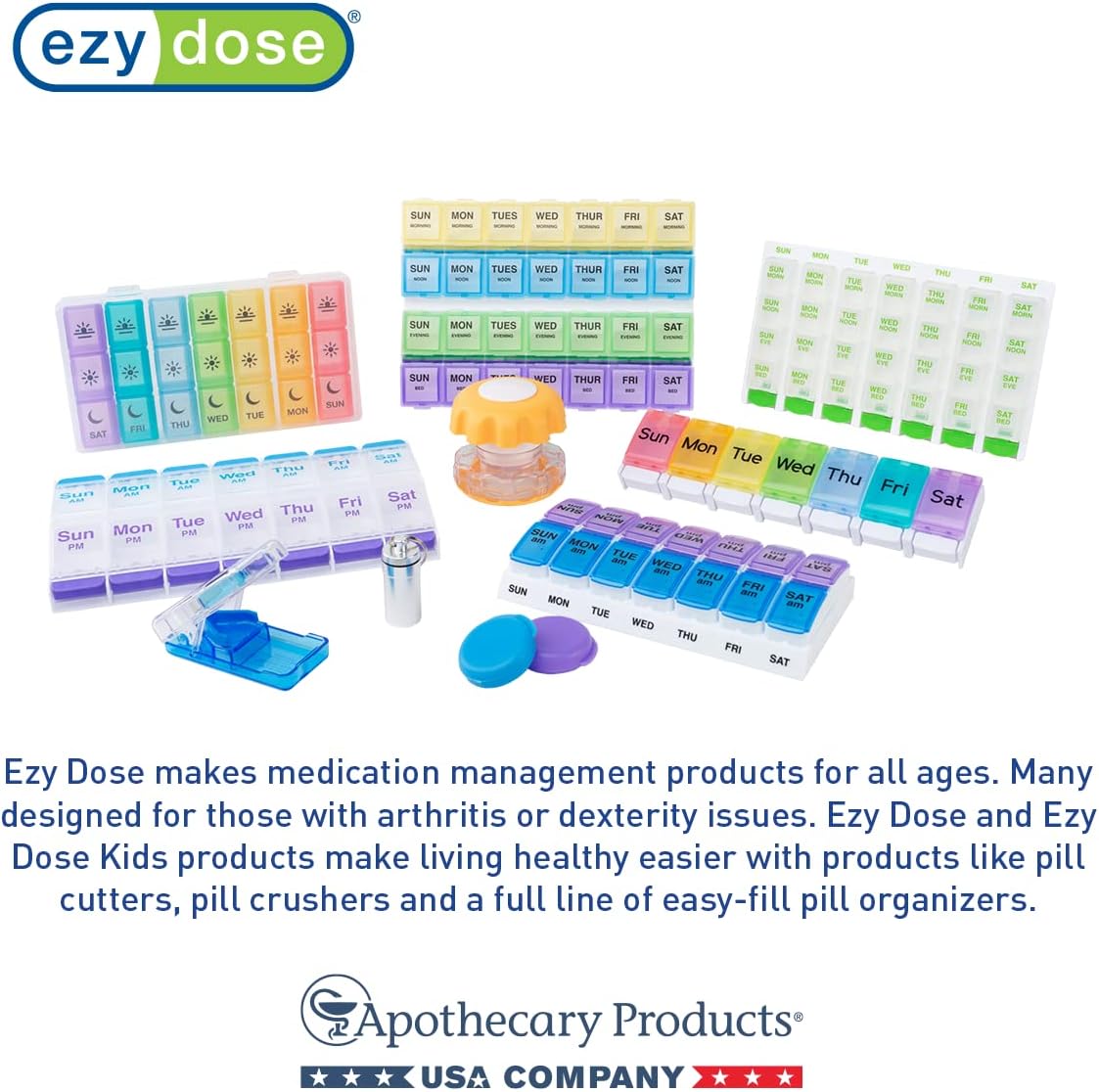 Ezy Dose Disposable Zippered Seal Pill Pouches, Write on Label, 50 Count