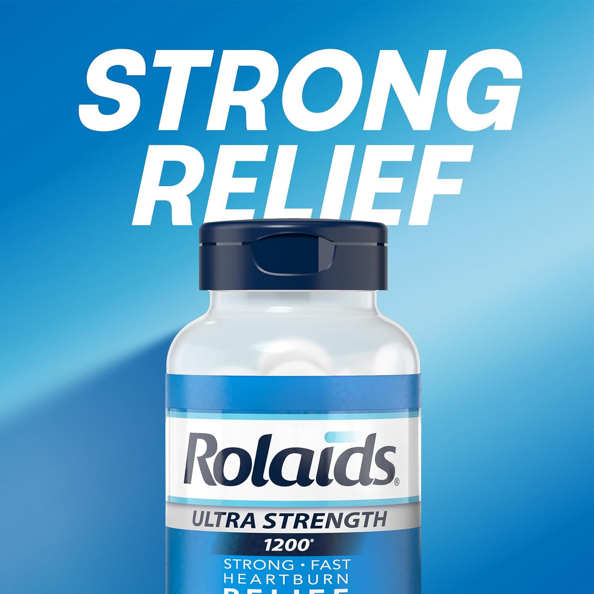Rolaids Ultra Strength Antacid Chewable Tablets, Mint, 72-Count