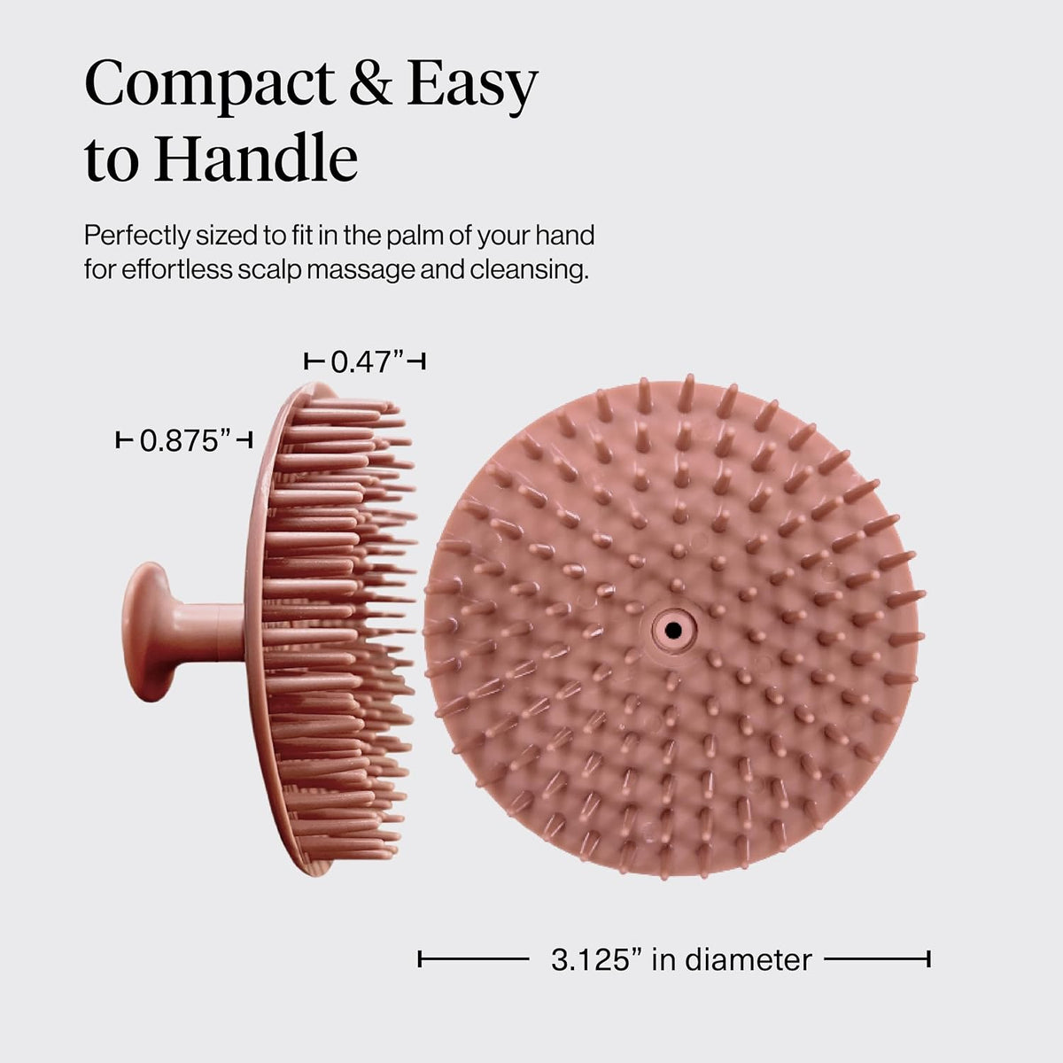 Kitsch Scalp Massager Shampoo Brush Terracotta