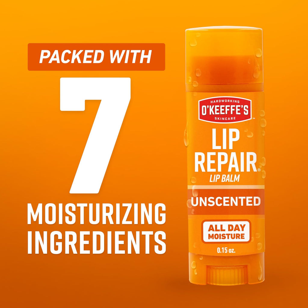 O'Keeffe's Lip Repair Unscented Balm Stick