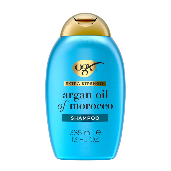 OGX Extra Strength Hydrate & Repair + Argan Oil of Morocco Shampoo for Dry, Damaged Hair, Cold-Pressed Argan Oil to Moisturize & Smooth, Paraben-Free