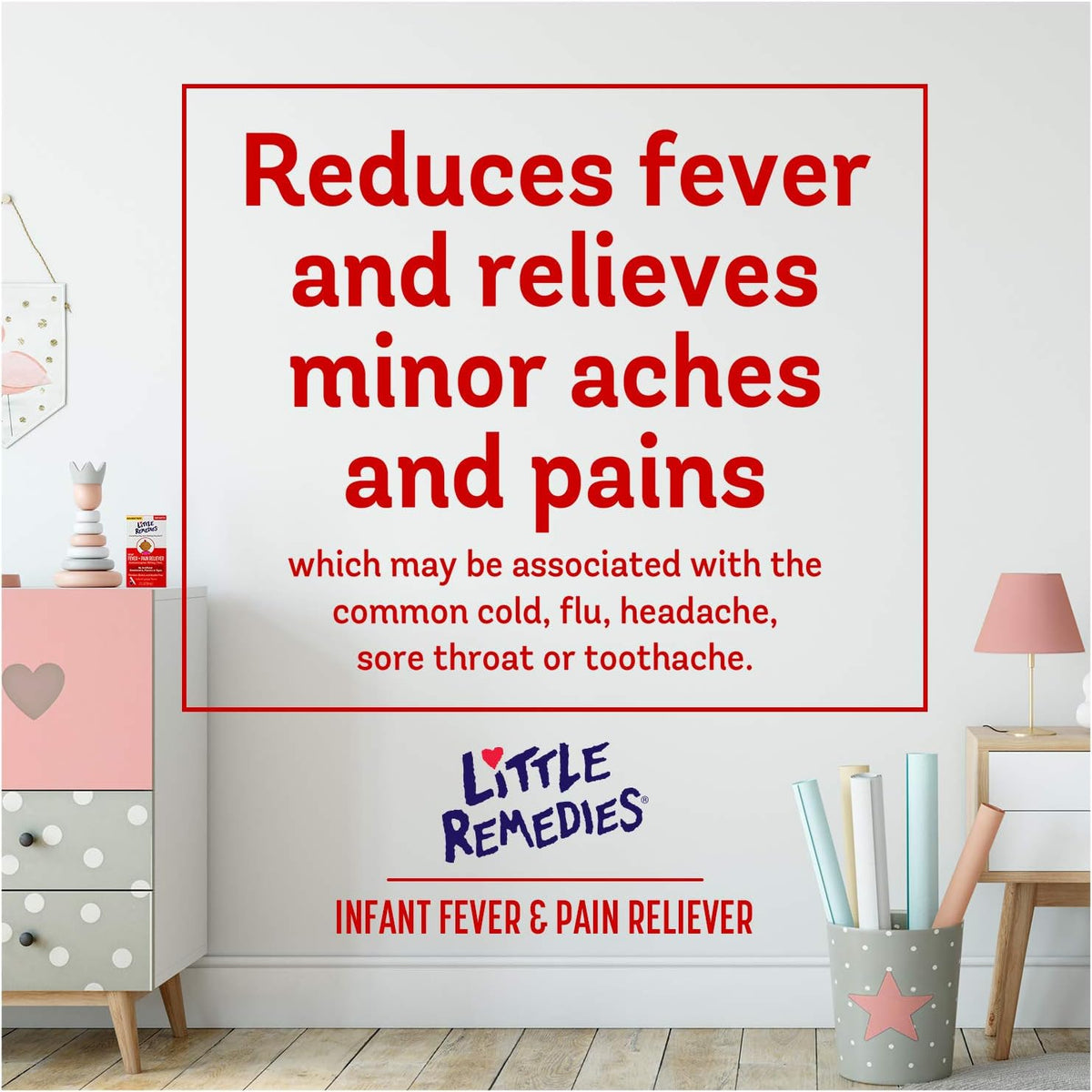 Little Remedies Infant Fever & Pain Reliever, Natural Berry, 2 Fl Oz
