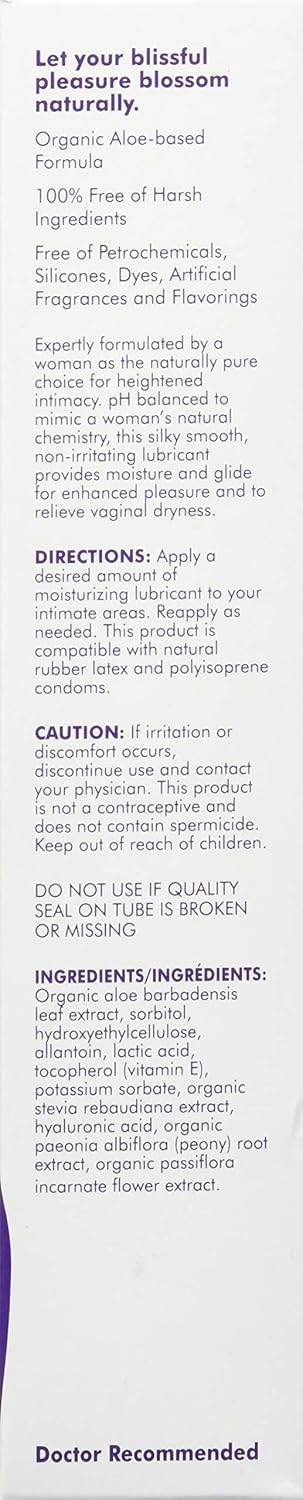 Blossom Organics Natural Moisturizing Lubricant, 4 oz - OTC Shoppe Express