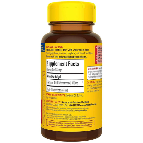 Nature Made CoQ10, 100 mg, Softgels, 40 ea - OTC Shoppe Express
