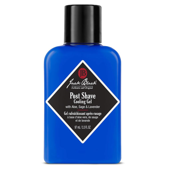 Jack Black Post Shave Cooling Gel - Clear After Shave Gel for Men, Men’s Aftershave Gel, Natural Ingredient Razor Burn & Skincare