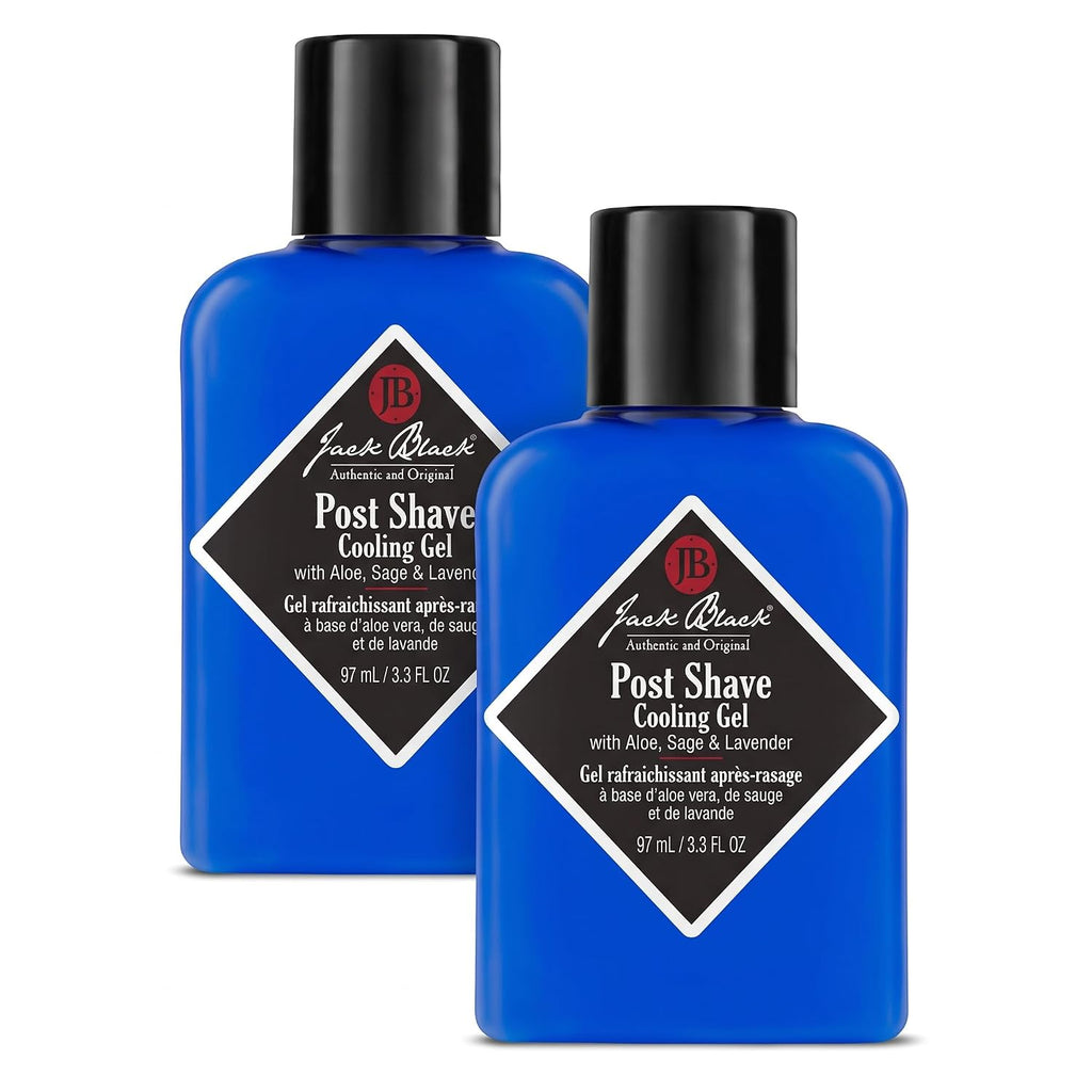 Jack Black Post Shave Cooling Gel - Clear After Shave Gel for Men, Men’s Aftershave Gel, Natural Ingredient Razor Burn & Skincare