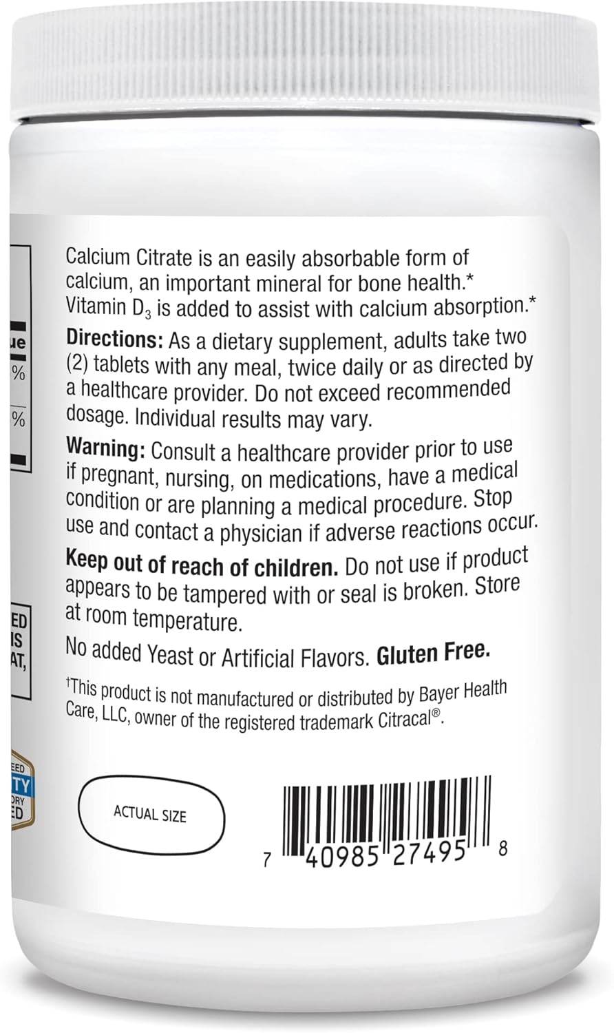 21st Century Calcium Citrate Maximum + D3, Tablets, 400 ea - OTC Shoppe Express