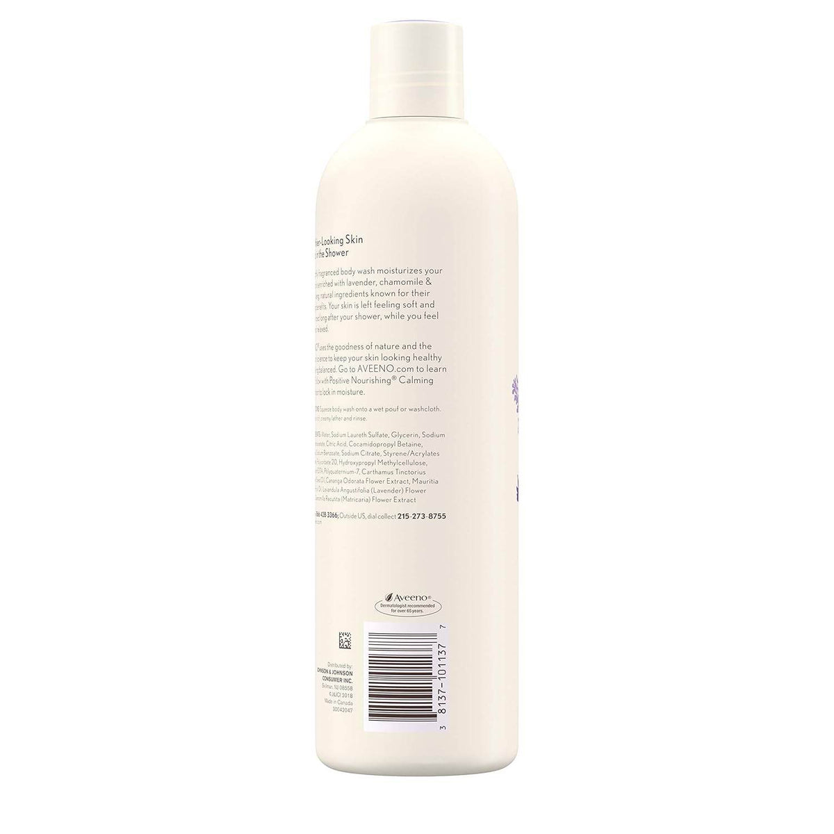 Aveeno Body Wash, Calming Lavender, Chamomile + Ylang Ylang, 16 oz - OTC Shoppe Express