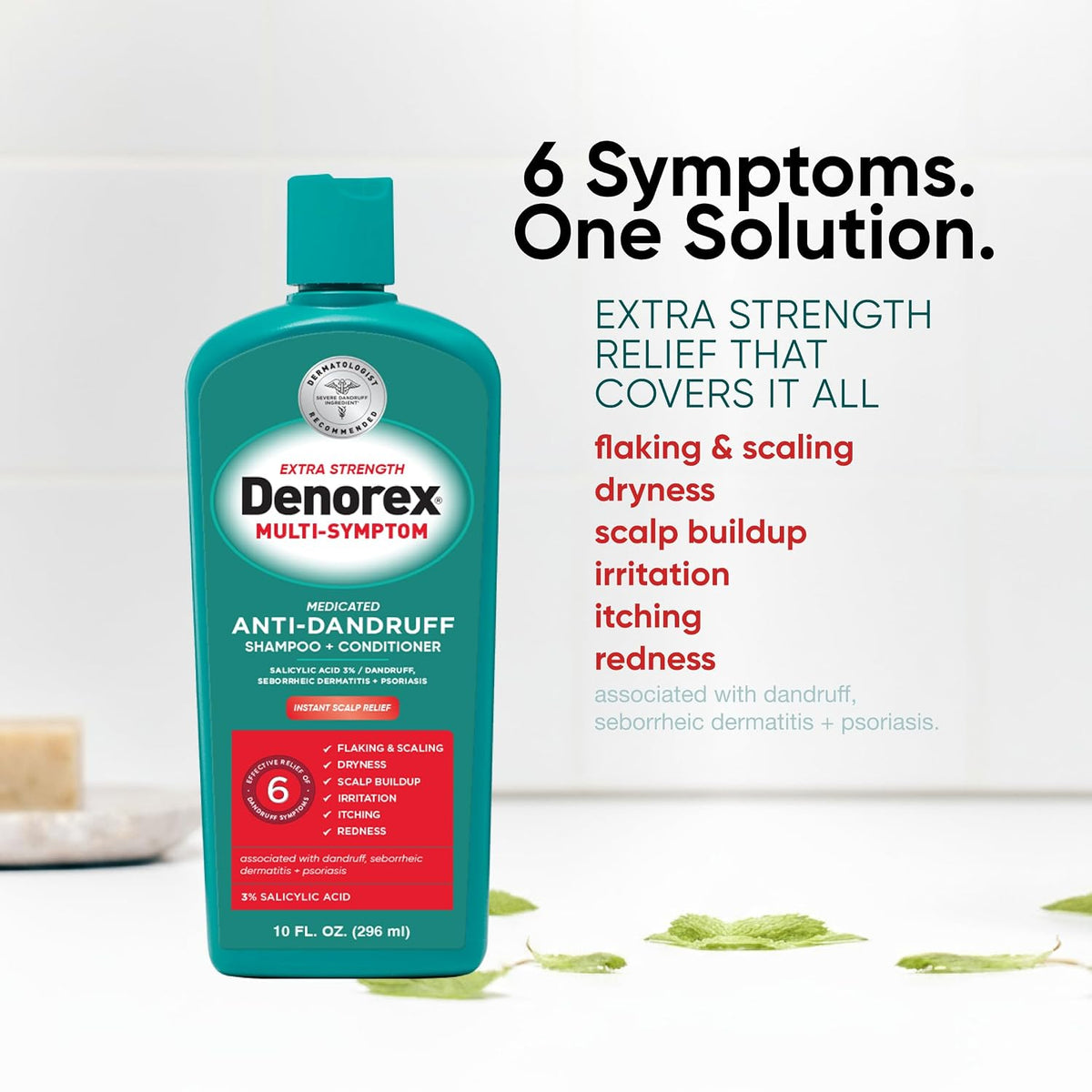 Denorex Multi-Symptom Anti-Dandruff Shampoo & Conditioner, 10 fl oz