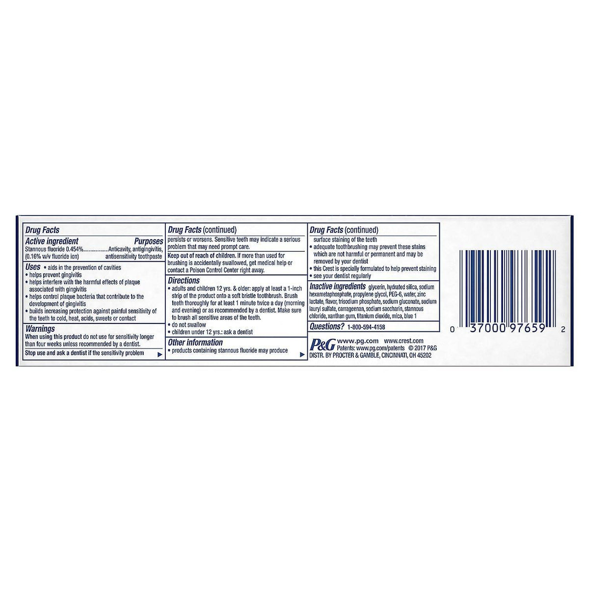 Crest Pro-Health Advanced Toothpaste, Gum Protection, 5.1 oz - OTC Shoppe Express