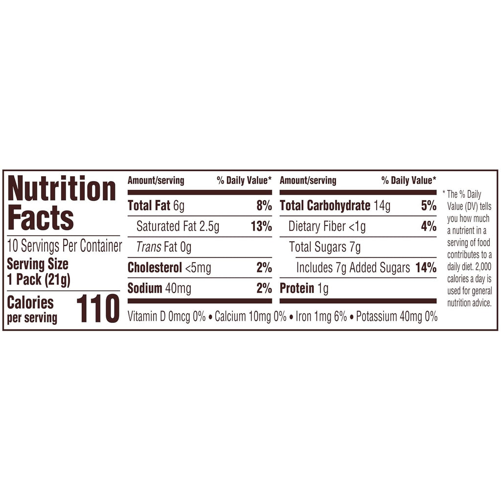 Pepperidge Farm Milano Dark Chocolate Snack Packs, 10 Count 0.75 Oz