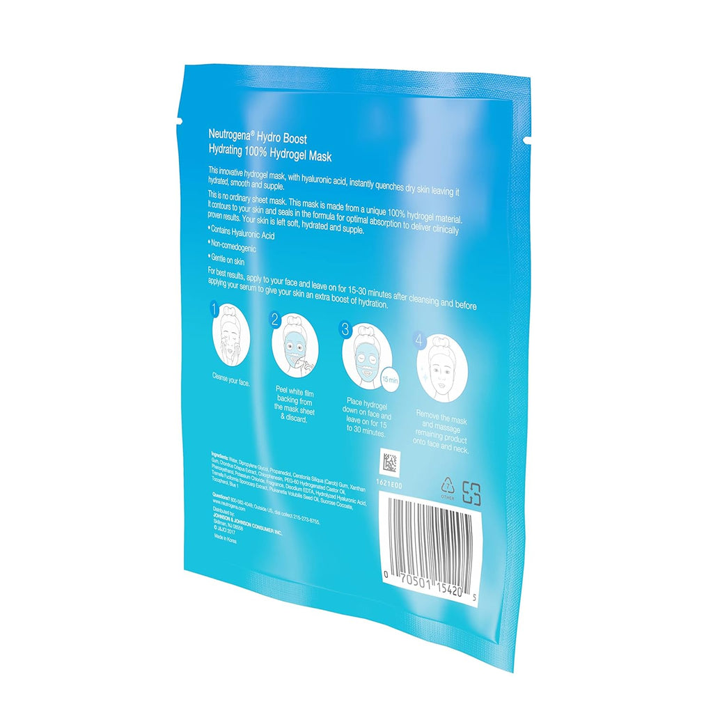 Neutrogena Hydro Boost Hydrating 100% Hydrogel Mask, 1 oz
