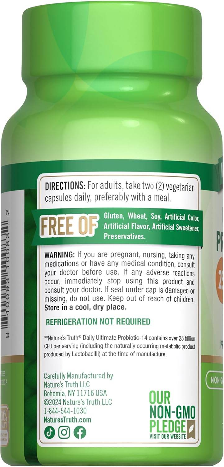 Nature's Truth Ultimate Probiotic-10, Quick Release Capsules, 60 ea - OTC Shoppe Express