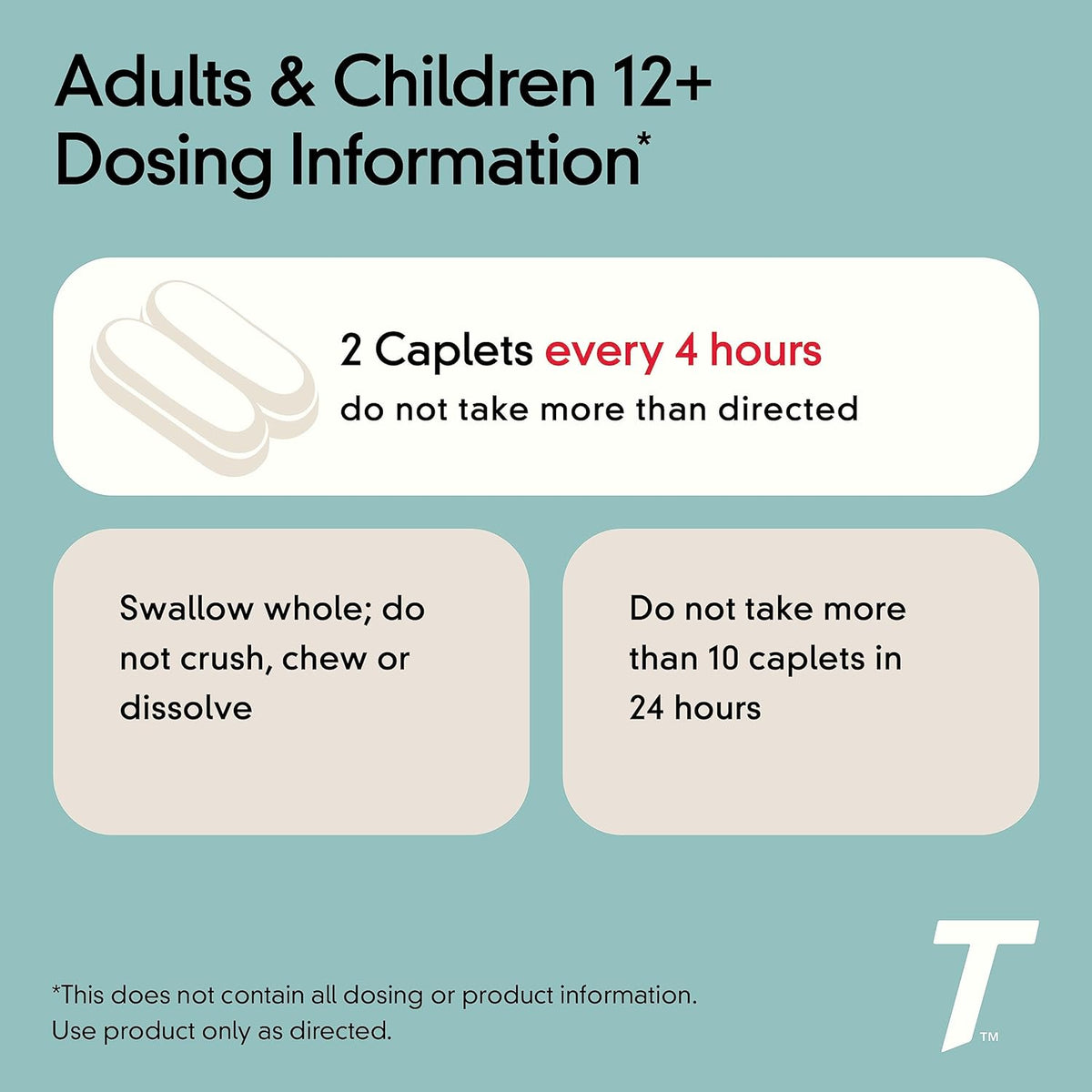 Tylenol Cold + Flu Severe Caplets, Acetaminophen, 24 ct