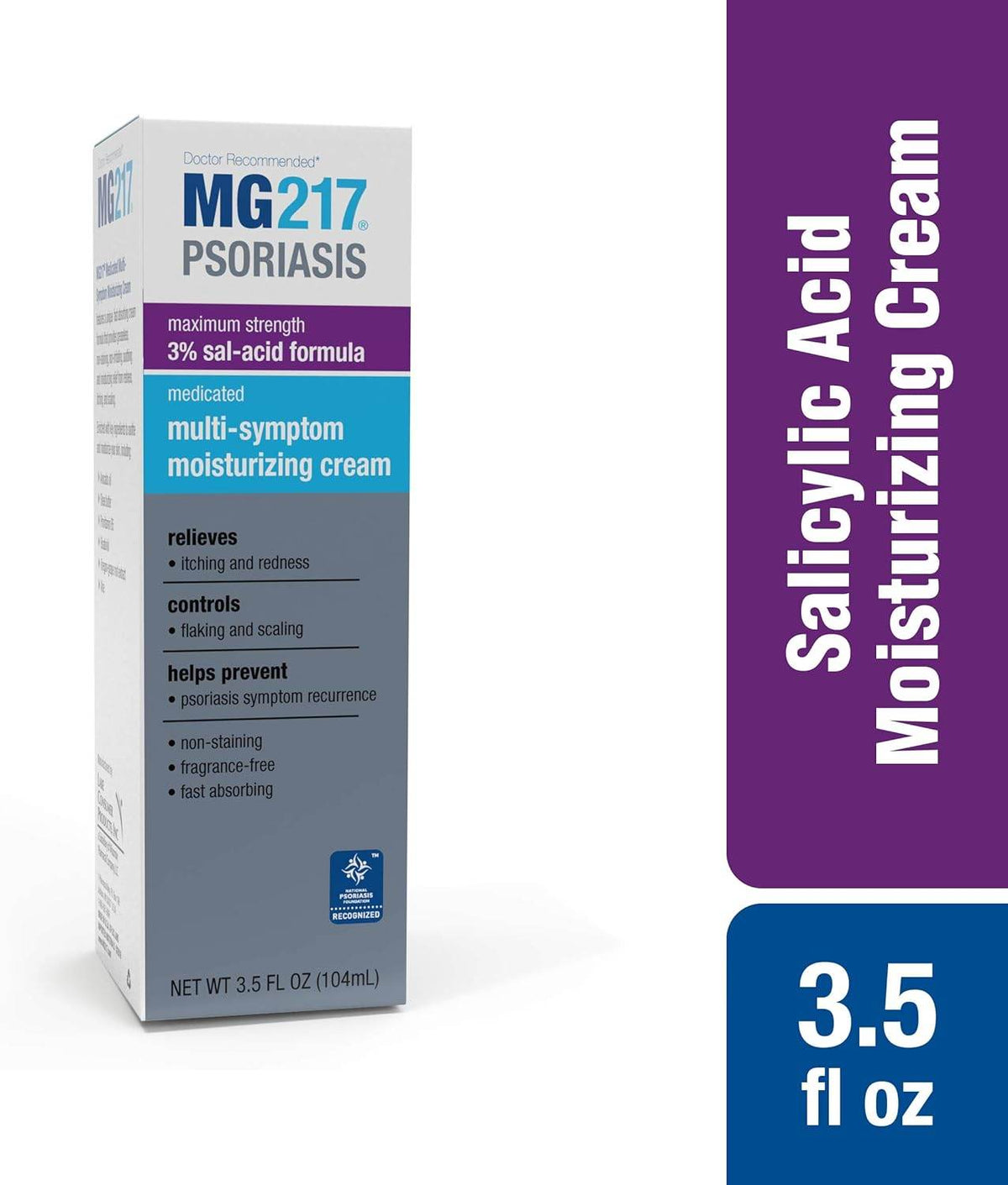 MG217 Psoriasis Medicated Multi-Symptom Cream, 3.5 oz - OTC Shoppe Express