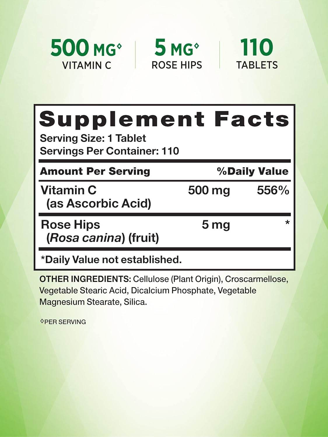Nature's Truth Vitamin C, 500 mg, Tablets, 110 ea - OTC Shoppe Express