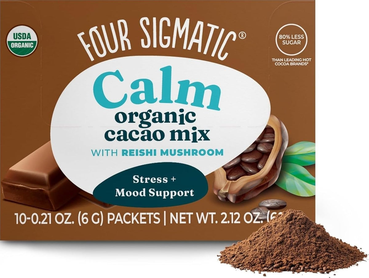 FOUR SIGMATIC Mushroom Cacao With Reishi, 10 ea