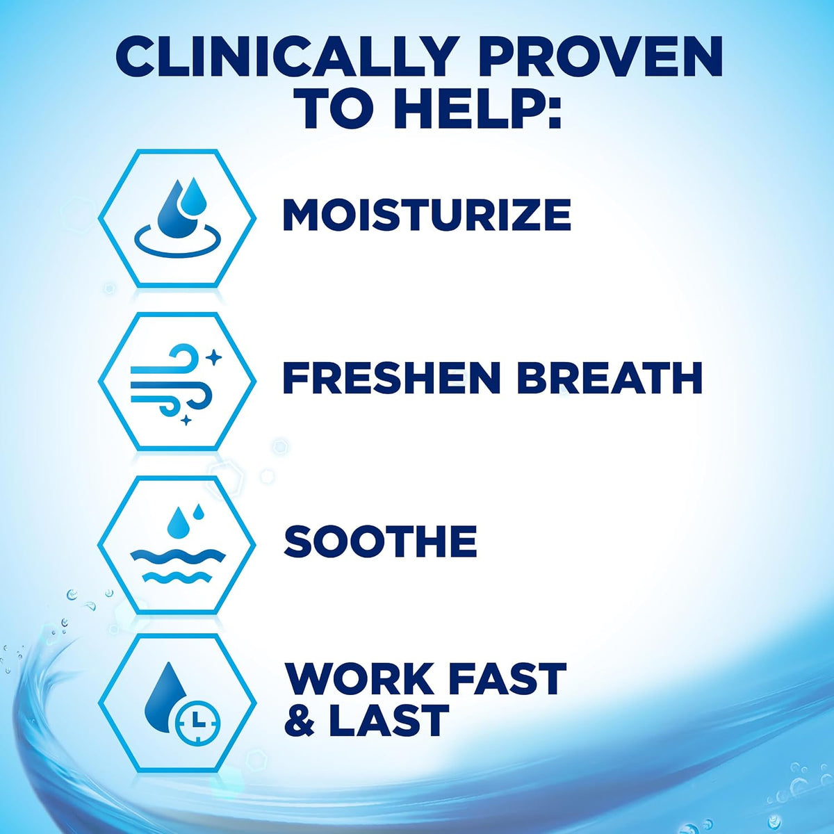 Biotene Oral Rinse Mouthwash for Dry Mouth, Fresh Mint, 16 fl oz