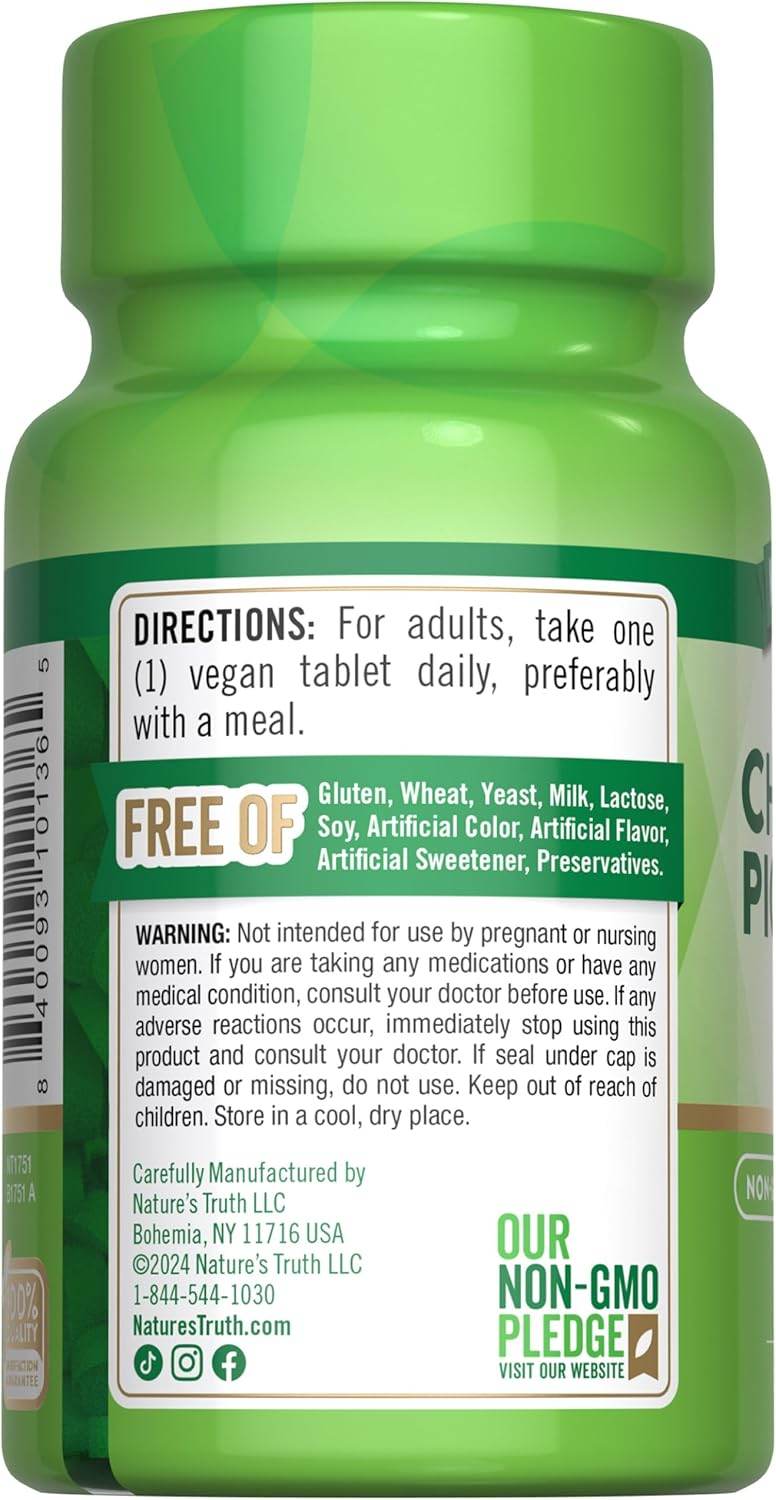 Nature's Truth Ultra Chromium Picolinate, 1000 mcg, Tablets, 90 ea - OTC Shoppe Express