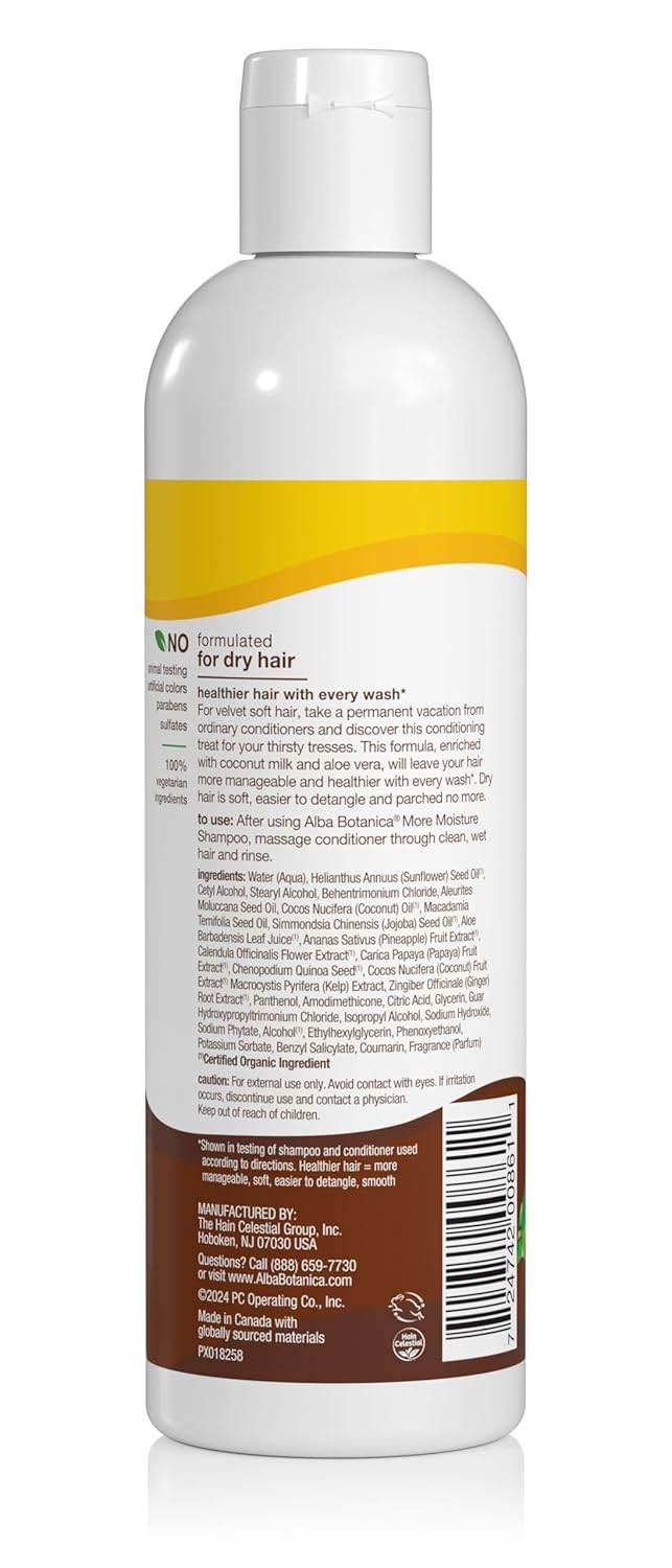 Alba Botanica Hawaiian Conditioner, Drink It up Coconut Milk, 12 oz - OTC Shoppe Express