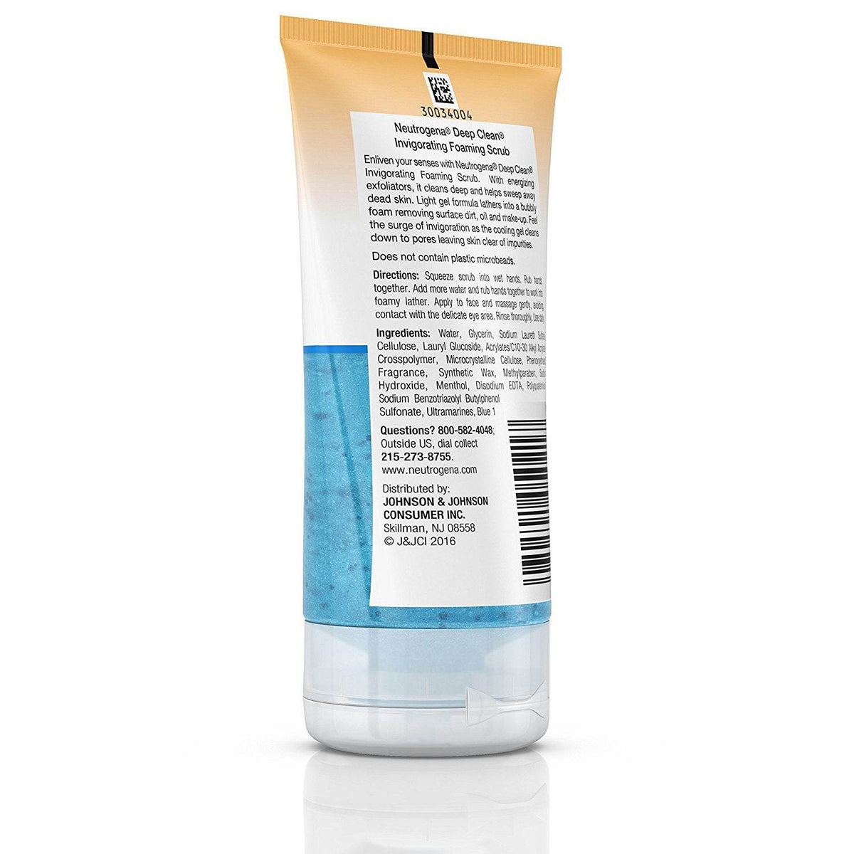 Neutrogena Deep Clean Invigorating Foaming Scrub, 4.2 oz - OTC Shoppe Express