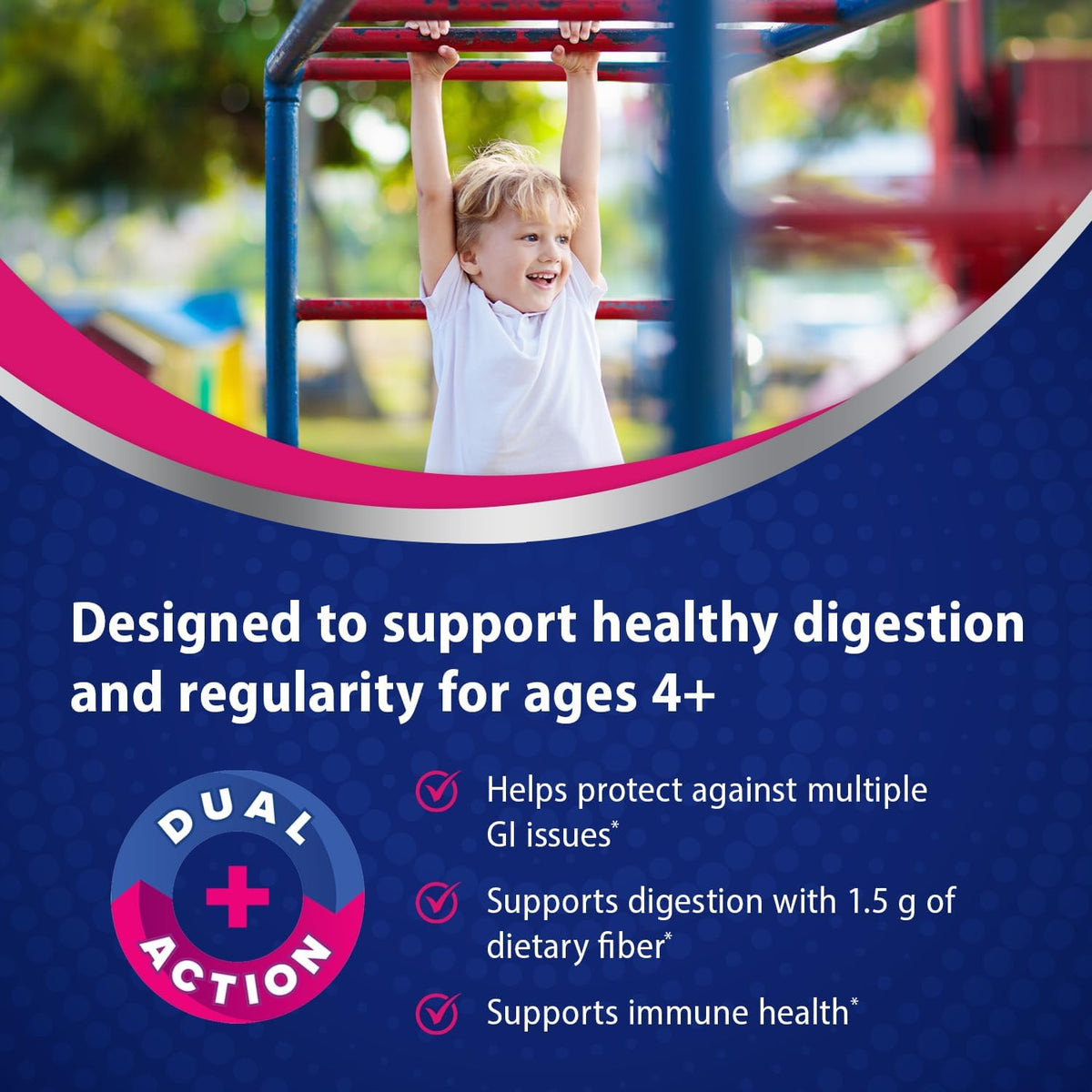 Florastor Kids Dual Action Probiotic Powder, 20 Easy-to-Mix Powder Sticks