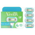Gillette Venus Extra Smooth Womens Razor Blade Refills, 4 Count, Designed for a Close, Smooth Shave