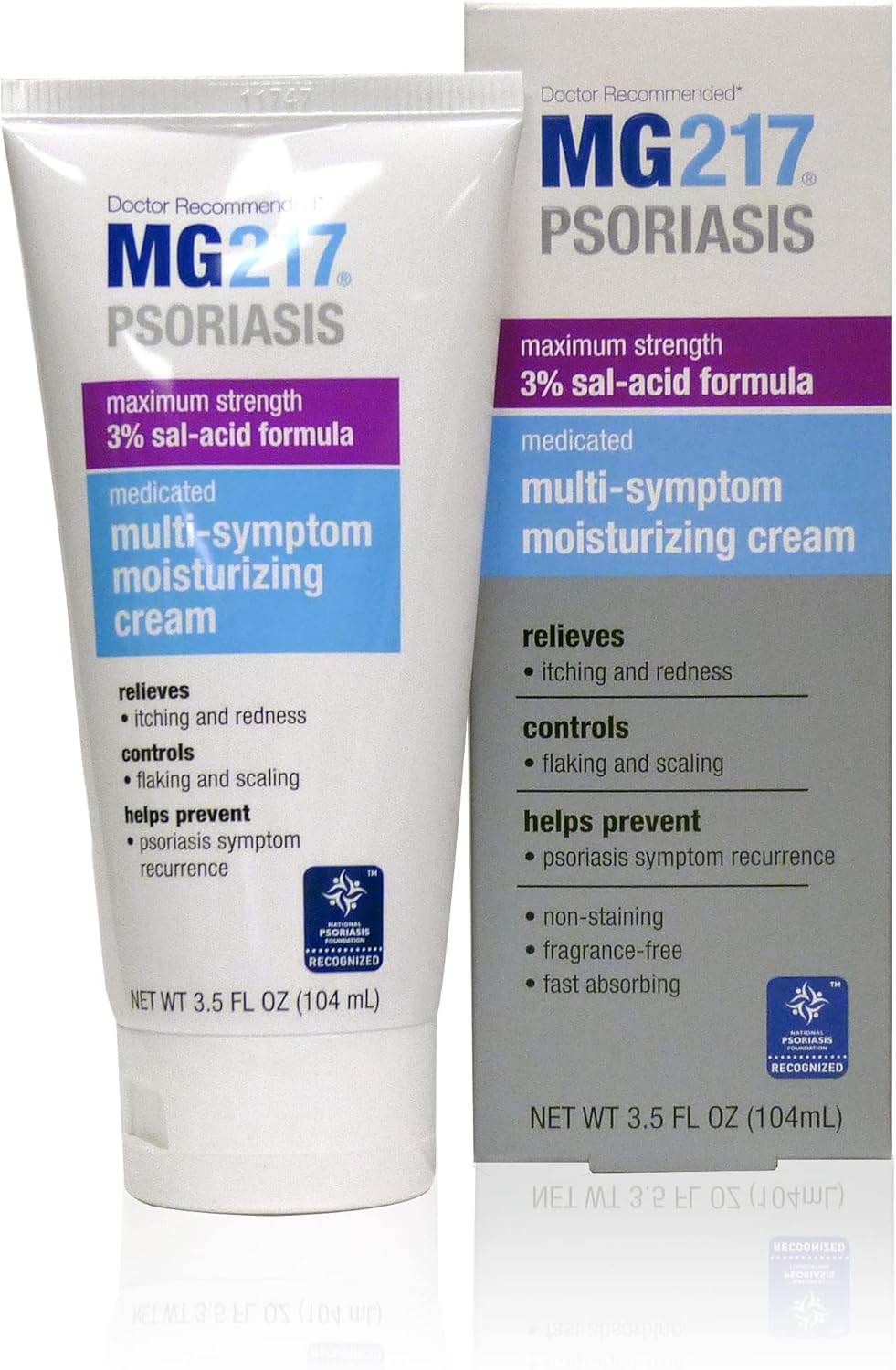 MG217 Psoriasis Medicated Multi-Symptom Cream, 3.5 oz - OTC Shoppe Express