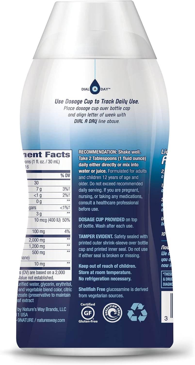 Wellesse Joint Movement Glucosamine, Liquid, Natural Berry, 16 oz - OTC Shoppe Express