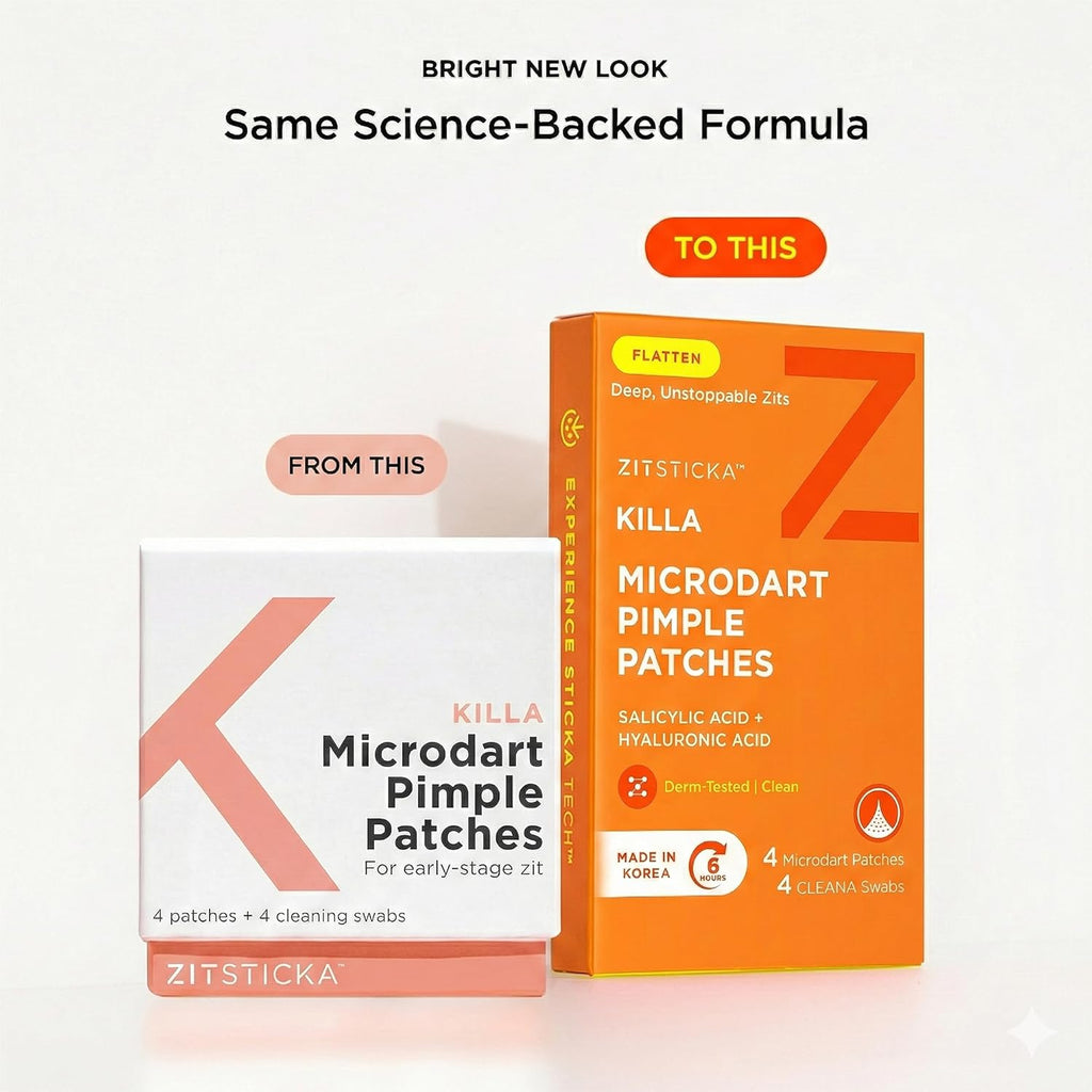 ZitSticka KILLA Kit Deep Zit Microdart Patch, 4 ea, Pimple Patch for Cystic Acne