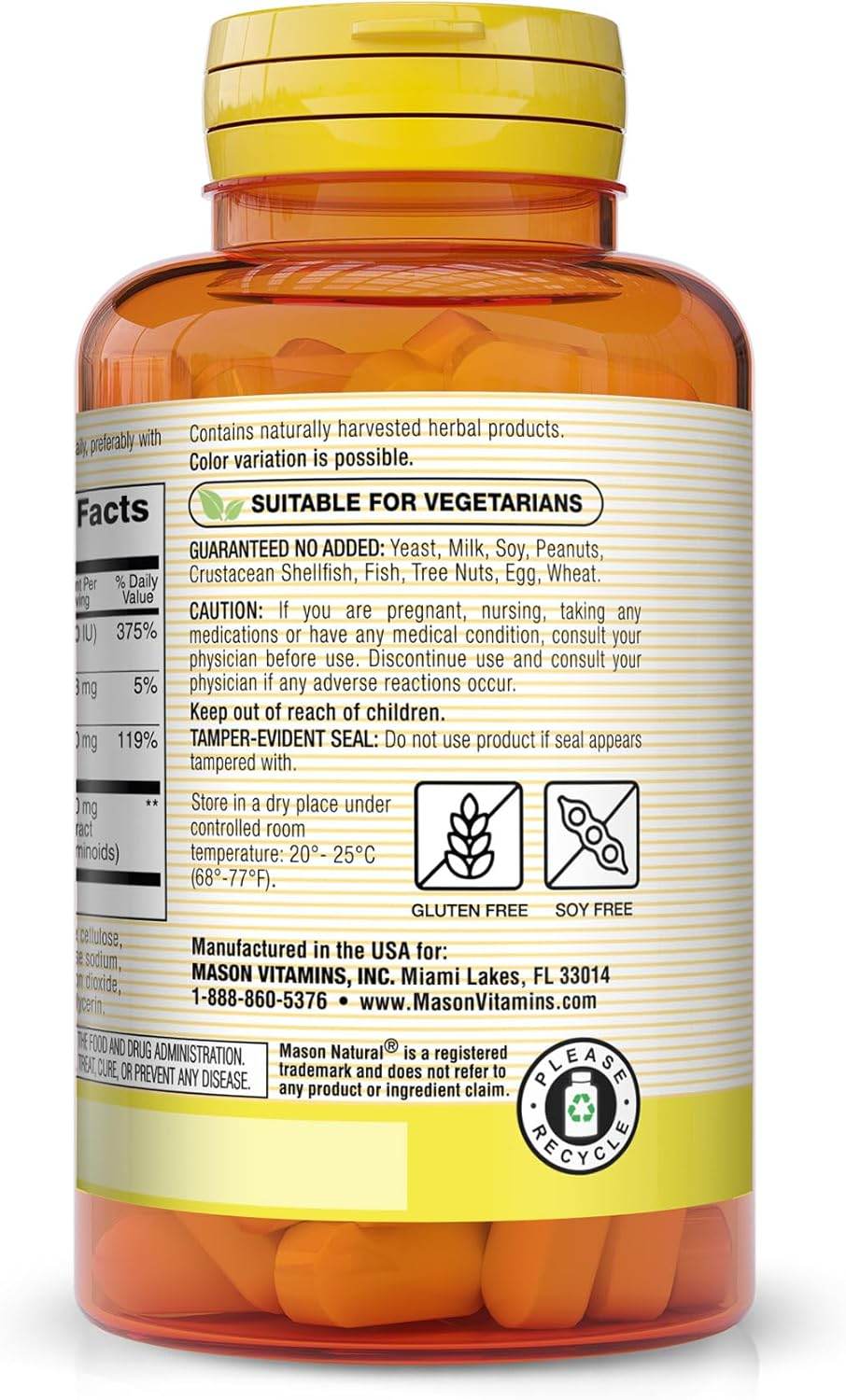 Mason Natural Turmeric Complex with Vitamin D3 & Magnesium, Tablets, 60 ea - OTC Shoppe Express