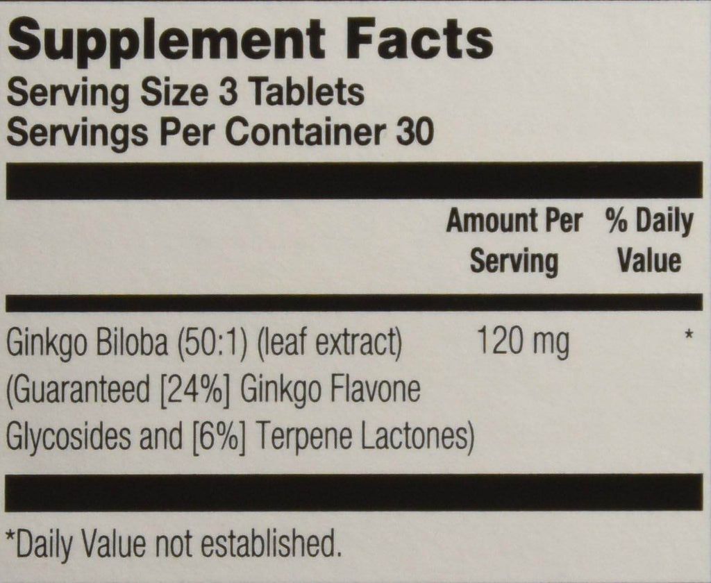 Ginkoba Brain Formula, All Natural, Tablets, 90 ea - OTC Shoppe Express