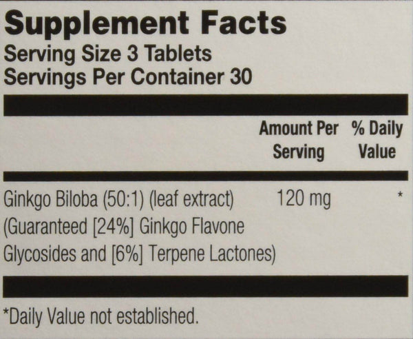 Ginkoba Brain Formula, All Natural, Tablets, 90 ea - OTC Shoppe Express