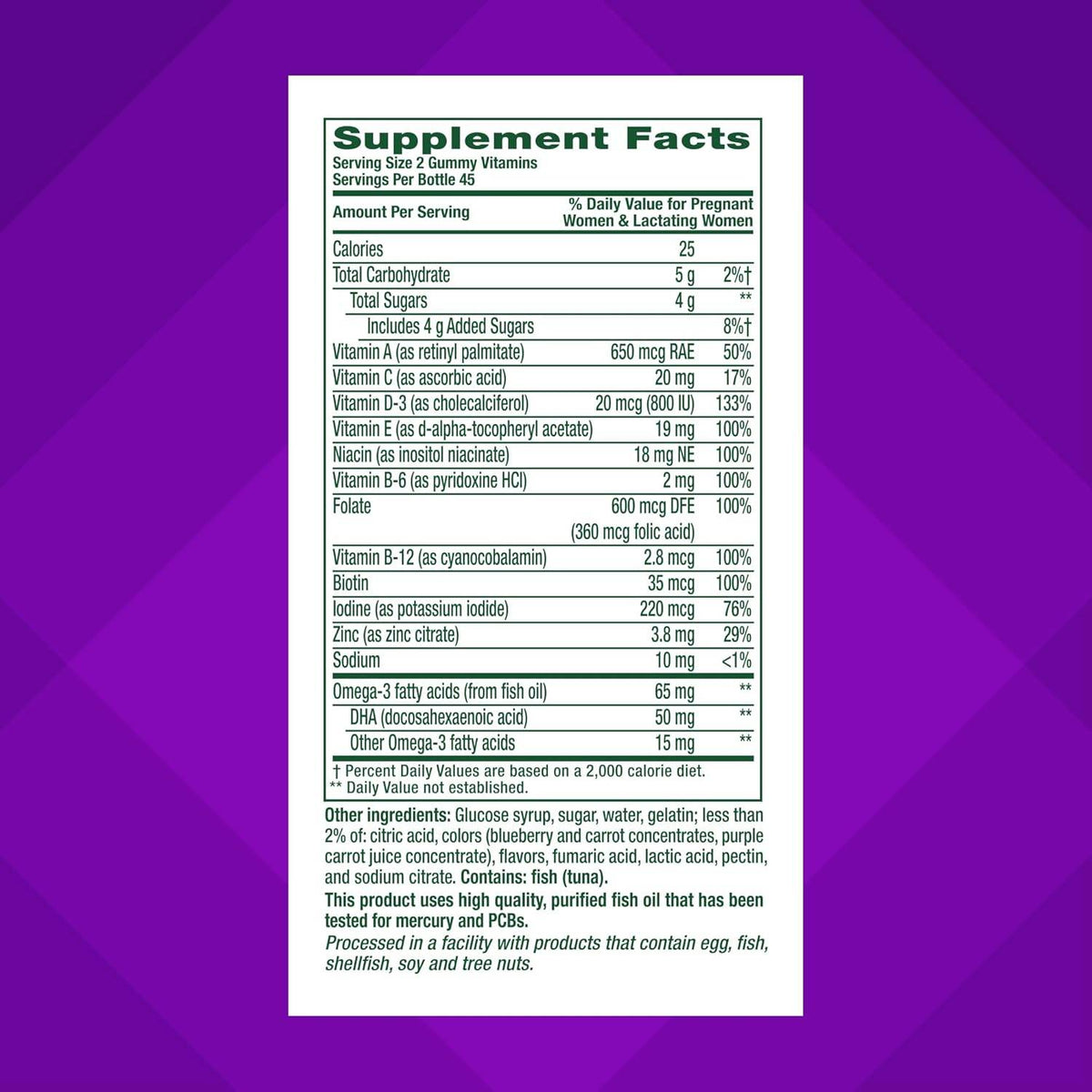 Vitafusion Adult PreNatal, Gummies, Lemon & Raspberry Lemonade, 90 ea - OTC Shoppe Express